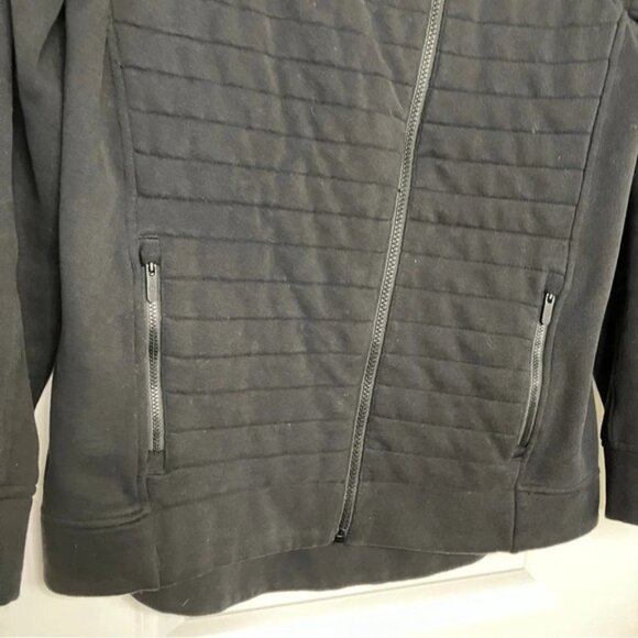 Lululemon Fleece Be True Black Asymmetrical Zip Fleece Sweater - Picture 5 of 7